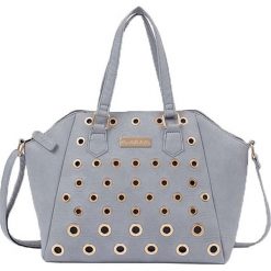Torebki klasyczne damskie: Torebka „Cassy” w kolorze błękitnym – 30 x 28 x 11 cm