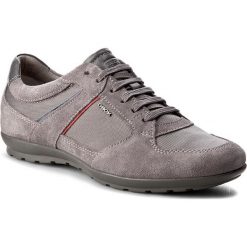 Półbuty GEOX - U Symbol A U72A5 A02211 C9004 Antracyt. Szare półbuty skórzane męskie Geox. W wyprzedaży za 249,00 zł.