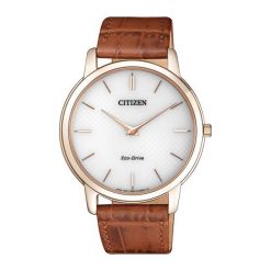 Citizen Eco-Drive Stiletto ar1133-15a. Pomarańczowe zegarki męskie marki CITIZEN, szklane. W wyprzedaży za 828,00 zł.