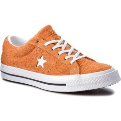 Tenisówki CONVERSE - One Star Ox 261787C Bold Mandarin/White/White. Pomarańczowe trampki i tenisówki damskie Converse, na co dzień, ze skóry, retro, na płaskiej podeszwie. W wyprzedaży za 189,00 zł.