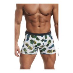 Bokserki Pineapple 280/144. Niebieskie bokserki męskie marki Cornette, bez wzorów. Za 40,90 zł.