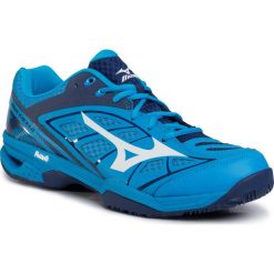Buty MIZUNO - Wave Exceed Cc 61GC175325 Niebieski. Niebieskie buty sportowe męskie Mizuno, ze skóry ekologicznej, bez zapięcia, tenisowe, mizuno wave. W wyprzedaży za 459,00 zł.
