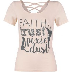 Piotruś Pan Tinker Bell - Faith, Trust & Piixe Dust Koszulka damska żółto-pomarańczowy (Apricot). Żółte bluzki damskie marki Piotruś Pan, m, w paski, bez kołnierzyka, bez rękawów. Za 50,99 zł.