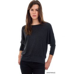 Damski Sweter Nietoperz DIRIAS VIRIDIS. Niebieskie kardigany damskie marki Pakamera, z bawełny. Za 163,00 zł.