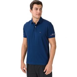Tommy Hilfiger Polo Koszulka Niebieski. Niebieskie podkoszulki męskie TOMMY HILFIGER, s, bez wzorów, z bawełny, bez rękawów. Za 376,95 zł.