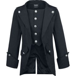 Banned Alternative Hunter Coat Płaszcz czarny. Czarne płaszcze męskie marki Banned Alternative, l, bez wzorów, militarne, bez kaptura. Za 399,90 zł.