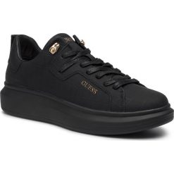 Sneakersy GUESS - FM8KUR PEL12 BLACK. Czarne sneakersy męskie Guess, bez zapięcia. Za 499,00 zł.