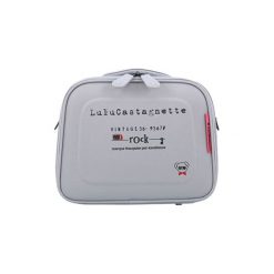 Kosmetyczki damskie: Kosmetyczka w kolorze srebrnym – (S)36 x (W)26 x (G)11 cm