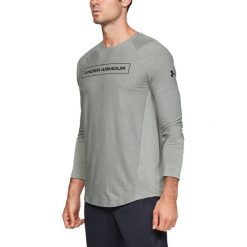 Under Armour Koszulka Szary. Szare podkoszulki męskie Under Armour, l, bez wzorów, z elastanu, bez kołnierzyka, z długim rękawem, długie. Za 188,95 zł.