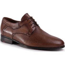 Półbuty LLOYD - Levin 10-153-13 Cognac. Pomarańczowe buty wizytowe męskie Lloyd, ze skóry, bez zapięcia. Za 519,00 zł.
