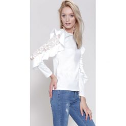 Bluzki damskie: Biała Bluzka Dolce Rosa