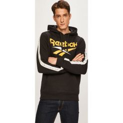 Reebok Classic - Bluza. Czarne bluzy męskie Reebok Classic, s, z nadrukiem, z elastanu, z kapturem, bez rękawów, z kapturem. W wyprzedaży za 179,90 zł.