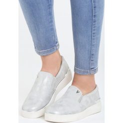 Tenisówki damskie: Szare Slip On Game Time