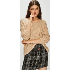 Only - Sweter. Różowe swetry damskie ONLY, s, bez wzorów, z elastanu, z krótkim rękawem, krótkie, bez kaptura. W wyprzedaży za 99,90 zł.