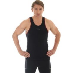 T-shirty męskie: Brubeck Koszulka męska Fitess czarna r. M (TA10070)