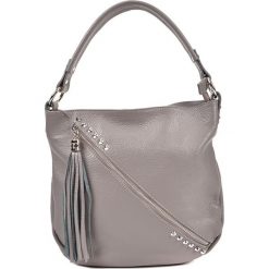 Torebka w kolorze szarym - (S)34,5 x (W)31 x (G)8 cm. Szare torebki klasyczne damskie Bestsellers bags, w paski, z materiału. W wyprzedaży za 259,95 zł.