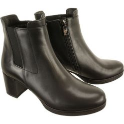 BIOECO BY ARKA BI 7283 308 czarny, botki damskie. Czarne botki damskie Bioeco by Arka, ze skóry, bez obcasa, na obcasie, na zamek. W wyprzedaży za 332,90 zł.