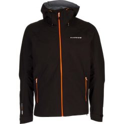 Kurtka przeciwdeszczowa "Excluse II" w kolorze czarnym. Czarne płaszcze męskie marki Dare 2b, s, bez wzorów, bez kaptura. W wyprzedaży za 279,95 zł.