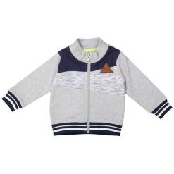 Dirkje Bluza Chłopięca Hello 62 Wielokolorowa. Szare bluzy niemowlęce Dirkje, bez wzorów, bez rękawów, bez kaptura. Za 69,00 zł.