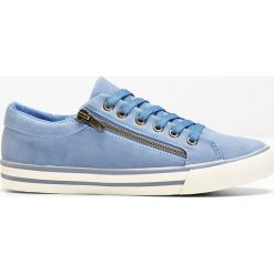 Sneakersy bonprix matowy niebieski. Niebieskie sneakersy damskie bonprix. Za 84,99 zł.
