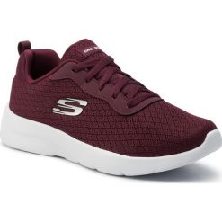 Buty SKECHERS - Dynamight 2.0 Eye To Eye 12964BURG Maroon. Czerwone buty sportowe damskie Skechers, bez wzorów, ze skóry ekologicznej, sportowe, na fitness i siłownię. Za 199,99 zł.