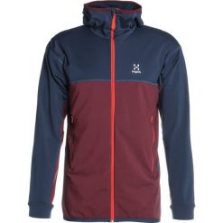 Kurtki sportowe męskie: Haglöfs LITHE HOOD MEN Kurtka z polaru aubergine/tarn blue