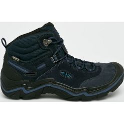 Keen - Buty Wanderer Mid. Niebieskie buty trekkingowe męskie Keen, ze skóry, na sznurówki, outdoorowe. W wyprzedaży za 569,90 zł.