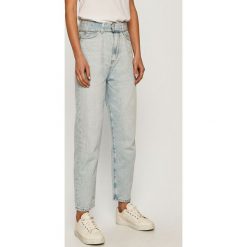 Tommy Hilfiger - Jeansy Lota. Niebieskie jeansy damskie TOMMY HILFIGER, z podwyższonym stanem. Za 579,90 zł.