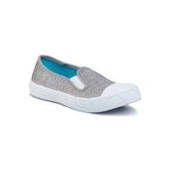 MB 4BS2/1-28POIR. Szare trampki dziewczęce MB, bez wzorów, z materiału, bez zapięcia. Za 44,99 zł.