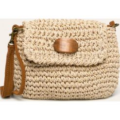 Pepe Jeans - Torebka Lisa. Listonoszki damskie Pepe Jeans, w paski, z bawełny, na ramię, małe, zamszowe, bez dodatków. Za 179,90 zł.