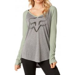Topy damskie: FOX Top Damski Certain Ls Xs Szary