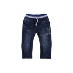 Name it Boys Spodnie Togo dark blue denim. Niebieskie spodnie niemowlęce Name it, z bawełny. Za 125,00 zł.