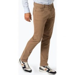 BRAX - Spodnie męskie – Cooper Fancy, beżowy. Brązowe spodnie męskie marki BRAX, s, bez wzorów, z materiału, eleganckie. Za 299,95 zł.