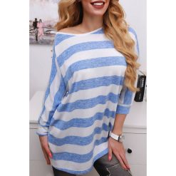 Bluzka damska MALANA BLUE. Białe bluzki damskie IVET, bez wzorów, eleganckie, bez kołnierzyka, bez rękawów. W wyprzedaży za 49,00 zł.