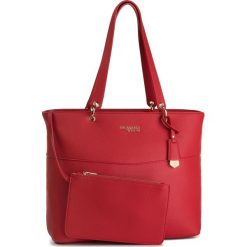 Torebka TRUSSARDI JEANS - Charlotte Shopper 75B00829 R150. Czerwone torby damskie na zakupy Trussardi Jeans, bez wzorów, z jeansu, klasyczne, bez dodatków. Za 599,00 zł.