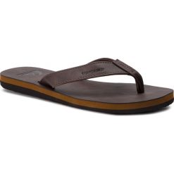Japonki QUIKSILVER - AQYL100373 Ctko. Pomarańczowe klapki męskie Quiksilver, bez wzorów, ze skóry ekologicznej. W wyprzedaży za 99,00 zł.