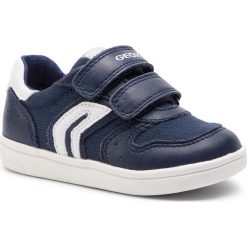 Sneakersy GEOX - B Djrock B. B B822CB 01085 C4211 M Navy/White. Niebieskie trampki chłopięce Geox, bez wzorów, ze skóry, na rzepy. W wyprzedaży za 139,00 zł.