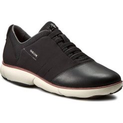 Półbuty GEOX - D Nebula G D641EG 01185 C9999 Czarny. Czarne półbuty damskie marki Geox, bez wzorów, ze skóry, bez obcasa, na płaskiej podeszwie, bez zapięcia. W wyprzedaży za 279,00 zł.