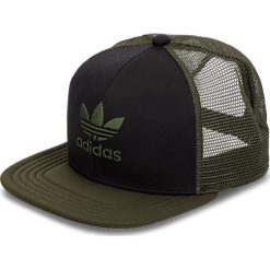Czapka z daszkiem adidas - Tref Herit Tru D98934 Ngtcar/Black. Zielone czapki damskie Adidas, bez wzorów, z poliesteru. W wyprzedaży za 119,00 zł.