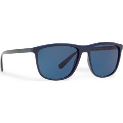 Okulary przeciwsłoneczne Emporio Armani 0EA4109 575980. Niebieskie okulary przeciwsłoneczne męskie Emporio Armani. W wyprzedaży za 409,00 zł.