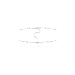Choker SIMPLE Silver Ball. Szare naszyjniki damskie La Tienne, srebrne. Za 119,00 zł.