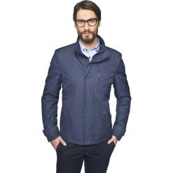 Kurtka henley niebieski. Niebieskie kurtki męskie marki Recman, m, bez wzorów, bez kaptura. Za 299,99 zł.