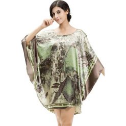 Koszule nocne i halki: Koszula nocna w kolorze khaki