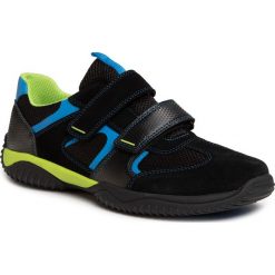 Sneakersy SUPERFIT - 8-09380-00 D Schwarz. Czarne trampki chłopięce Superfit, bez wzorów, z zamszu, na rzepy. Za 269,00 zł.