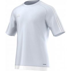 Koszulki do piłki nożnej męskie: Adidas Koszulka piłkarska męska Estro 15 szaro-biała r. L (S16151)