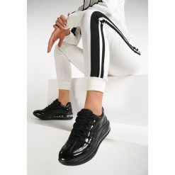 Czarne Sneakersy Gineros. Czarne sneakersy damskie Renee, ze skóry. Za 129,99 zł.