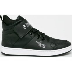 Trussardi Jeans - Buty. Czarne sneakersy męskie Trussardi Jeans, z jeansu, na sznurówki. W wyprzedaży za 339,90 zł.