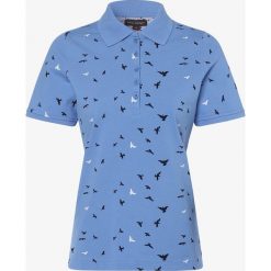 Franco Callegari - Damska koszulka polo, niebieski. Niebieskie koszulki damskie Franco Callegari, z nadrukiem, bez rękawów. Za 129,95 zł.
