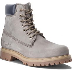 Trapery GUESS - FMEDW4 LEA10 DGREY. Szare buty zimowe męskie Guess, ze skóry ekologicznej. W wyprzedaży za 399,00 zł.
