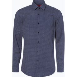 HUGO - Koszula męska – Kenno, niebieski. Niebieskie koszule męskie marki HUGO, m, eleganckie. Za 399,95 zł.